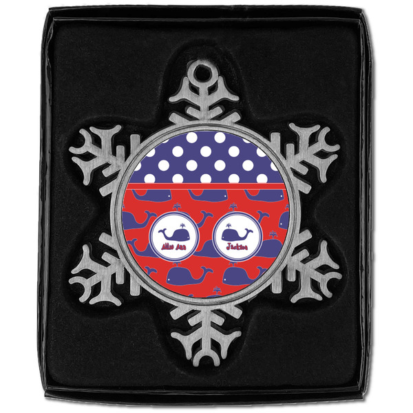 Whale Vintage Snowflake - In box