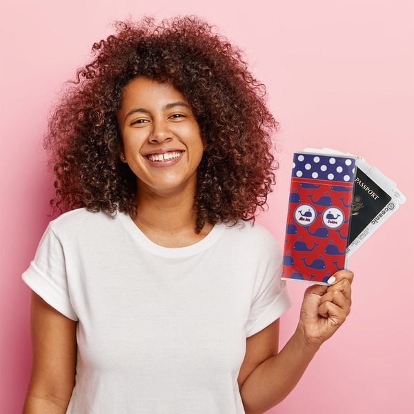 Whale Vinyl Document Holder - LIFESTYLE