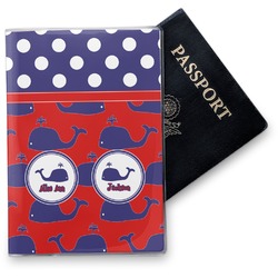 Whale Vinyl Passport Holder (Personalized)