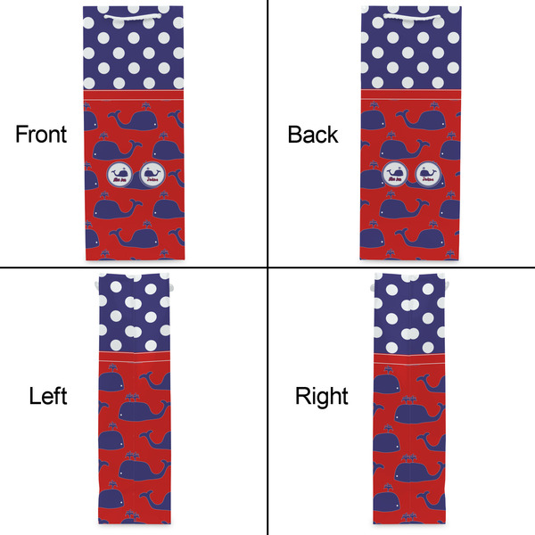 Whale Wine Gift Bag - Gloss - Approval