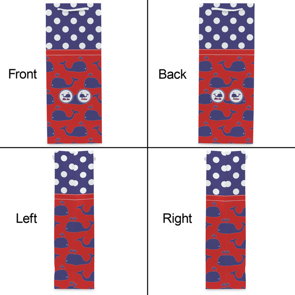 Whale Wine Gift Bag - Matte - Approval