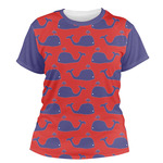 Whale Women's Crew T-Shirt - Small