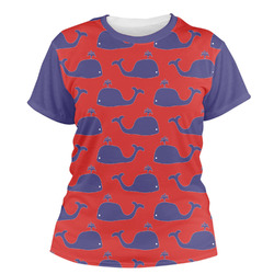 Whale Women's Crew T-Shirt - Medium