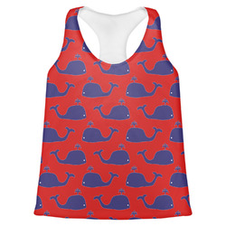 Whale Womens Racerback Tank Top - Small (Personalized)