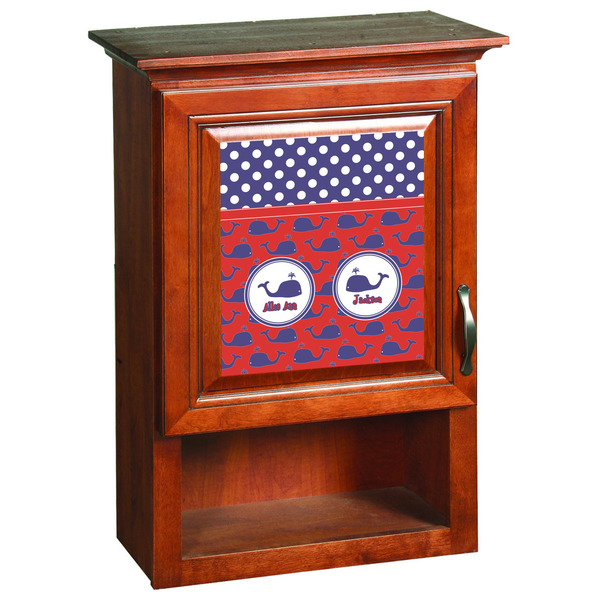 Whale Wooden Cabinet Decal (Medium)