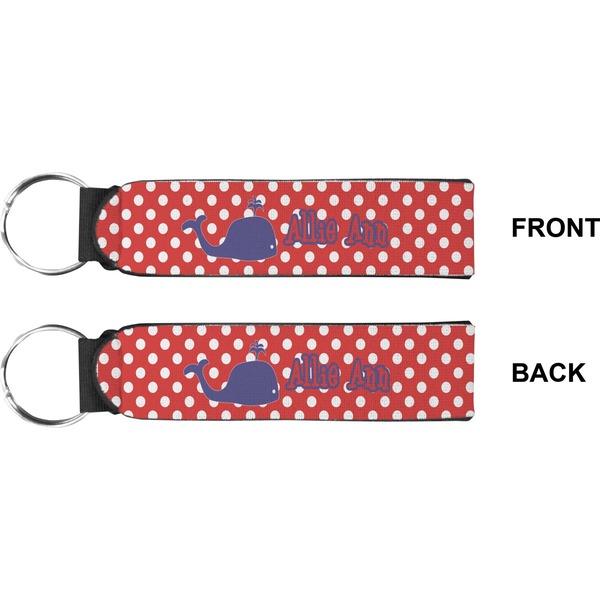 Whale Wristlet (Front + Back)