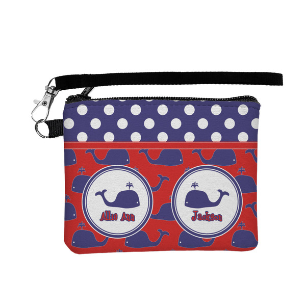 Custom Whale Wristlet ID Case w/ Name or Text