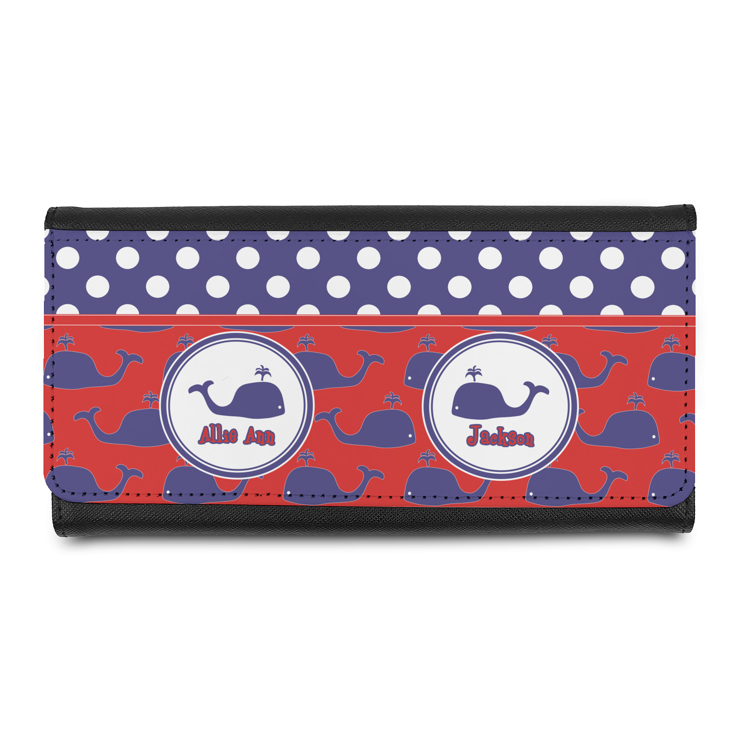 Whale Leatherette Ladies Wallet (Personalized) YouCustomizeIt