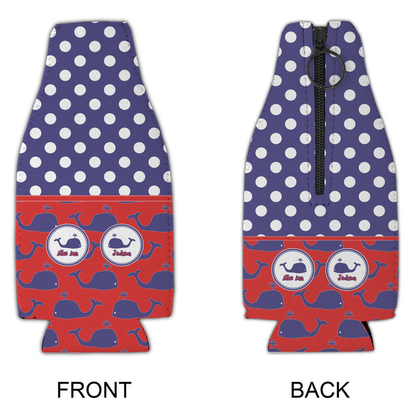 Whale Zipper Bottle Cooler - APPROVAL
