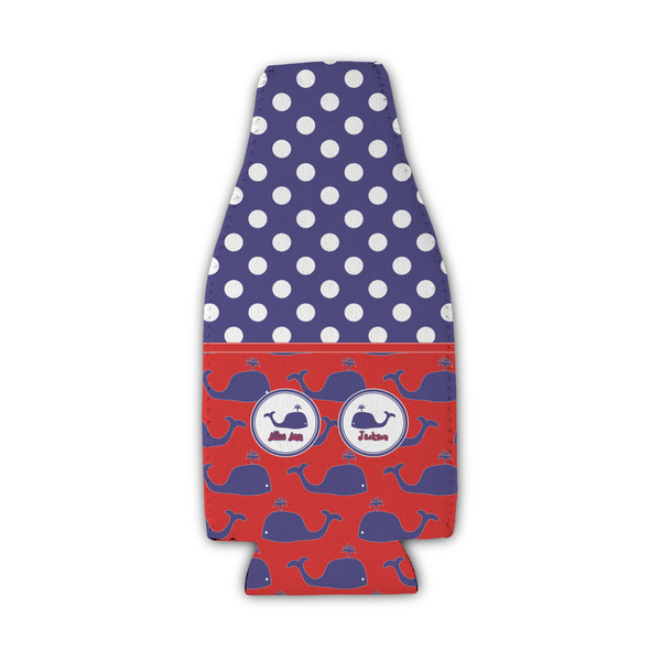 Custom Whale Zipper Bottle Cooler (Personalized)