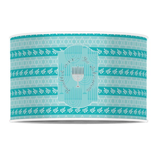 Hanukkah 12" Drum Lampshade - FRONT (Poly Film)