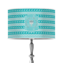 Hanukkah 12" Drum Lamp Shade - Poly-film (Personalized)