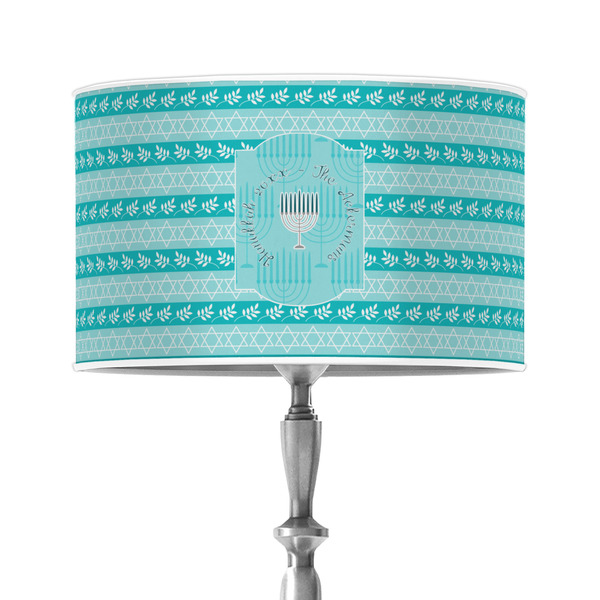Custom Hanukkah 12" Drum Lamp Shade - Poly-film (Personalized)