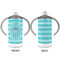 Hanukkah 12 oz Stainless Steel Sippy Cups - APPROVAL