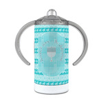 Hanukkah 12 oz Stainless Steel Sippy Cup (Personalized)
