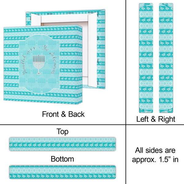 Hanukkah 12x12 - Canvas Print - Approval