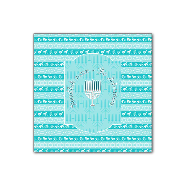 Custom Hanukkah Wood Print - 12x12 (Personalized)