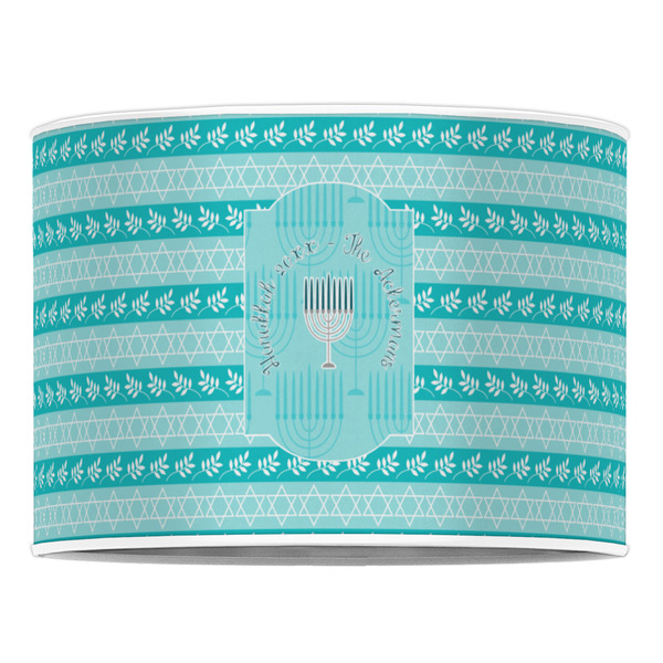 Hanukkah 16" Drum Lampshade - FRONT (Poly Film)