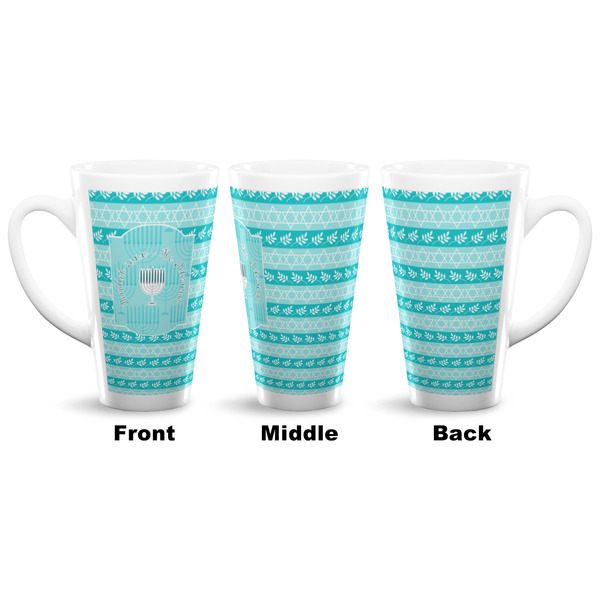 Hanukkah 16 Oz Latte Mug - Approval