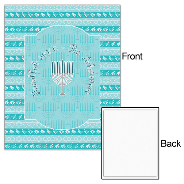 Hanukkah 16x20 - Matte Poster - Front & Back