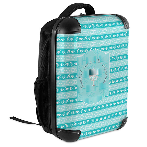 Hanukkah 18" Hard Shell Backpacks - ANGLED VIEW