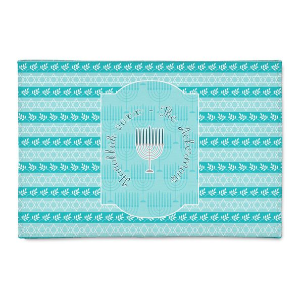 Custom Hanukkah 2' x 3' Indoor Area Rug (Personalized)