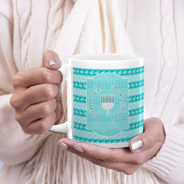 Hanukkah 20oz Coffee Mug - LIFESTYLE