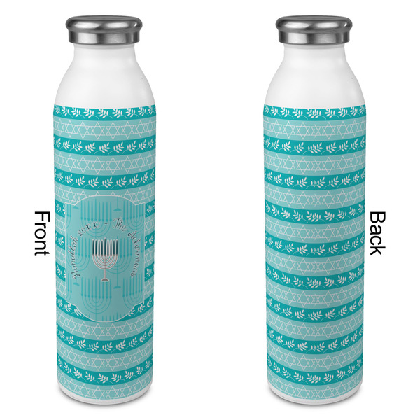 Hanukkah 20oz Water Bottles - Full Print - Approval