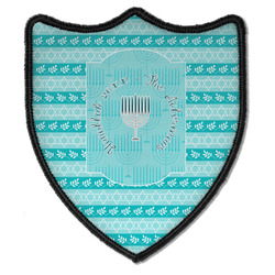 Hanukkah Iron On Shield Patch B w/ Name or Text
