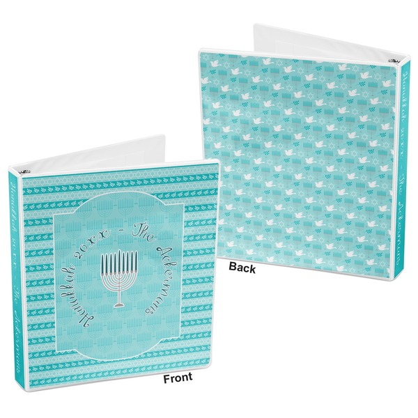 Hanukkah 3-Ring Binder Front and Back