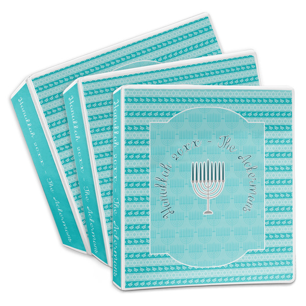 Custom Hanukkah 3-Ring Binder (Personalized)