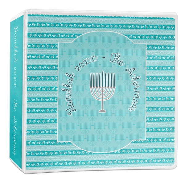 Custom Hanukkah 3-Ring Binder - 2 inch (Personalized)