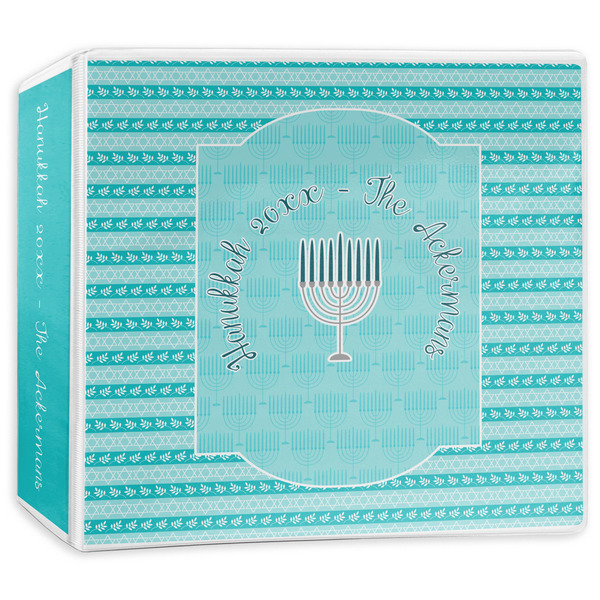 Custom Hanukkah 3-Ring Binder - 3 inch (Personalized)