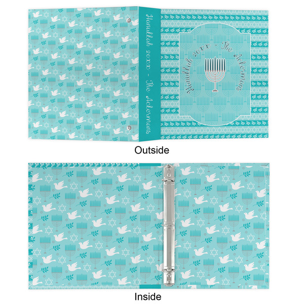 Hanukkah 3 Ring Binders - Full Wrap - 1" - APPROVAL