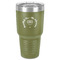 Hanukkah 30 oz Stainless Steel Tumbler - Olive - Single-Sided (Personalized)
