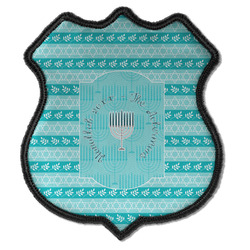 Hanukkah Iron On Shield Patch C w/ Name or Text