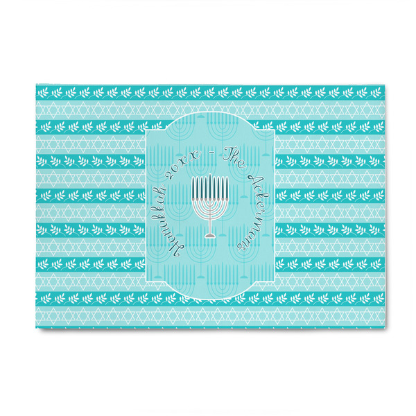 Custom Hanukkah 4' x 6' Indoor Area Rug (Personalized)