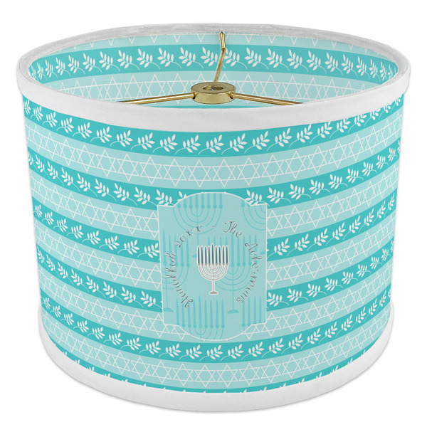 Hanukkah 8" Drum Lampshade - ANGLE Poly-Film