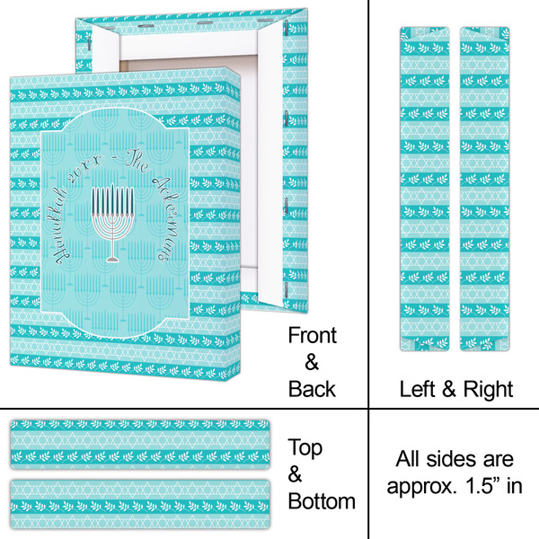 Hanukkah 8x10 - Canvas Print - Approval