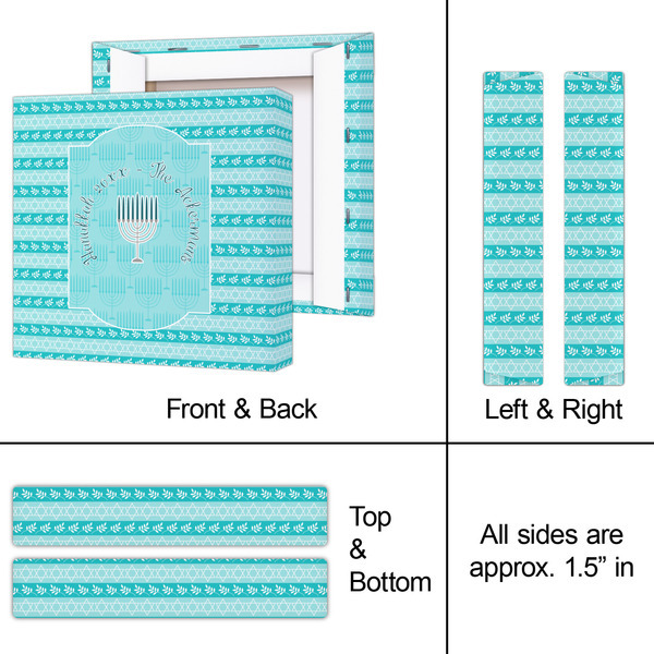 Hanukkah 8x8 - Canvas Print - Approval