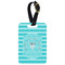 Hanukkah Metal Luggage Tag w/ Name or Text