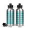 Hanukkah Aluminum Water Bottle - Front and Back