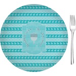 Hanukkah 8" Glass Appetizer / Dessert Plates - Single or Set (Personalized)