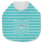 Hanukkah Jersey Knit Baby Bib w/ Name or Text