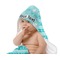 Hanukkah Baby Hooded Towel on Child