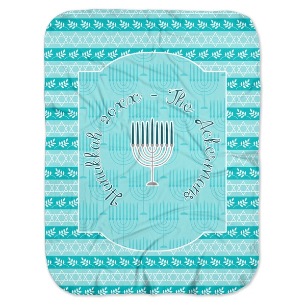 Custom Hanukkah Baby Swaddling Blanket (Personalized)
