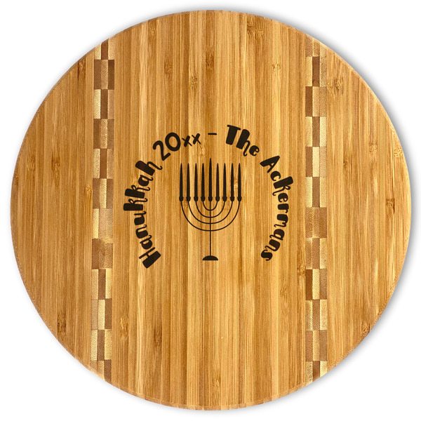 Custom Hanukkah Bamboo Cutting Board (Personalized)