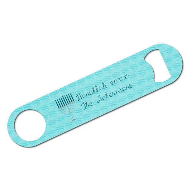Custom Hanukkah Bar Bottle Opener w/ Name or Text