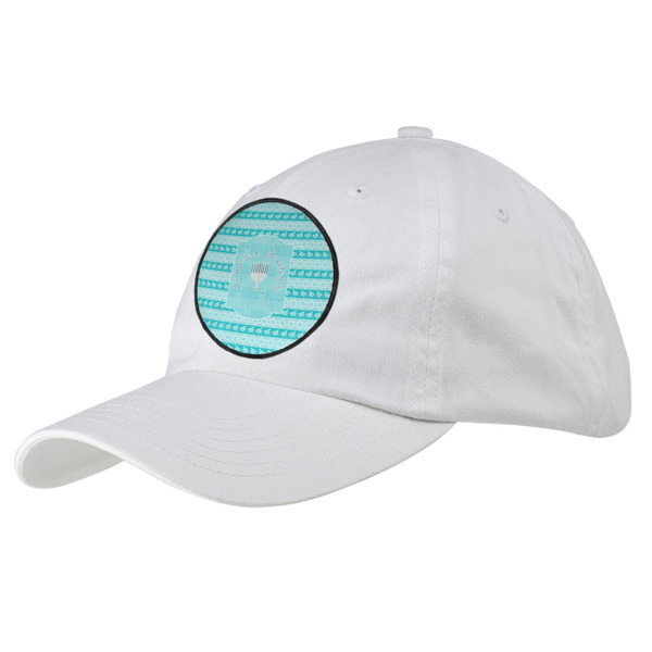 Custom Hanukkah Baseball Cap - White (Personalized)