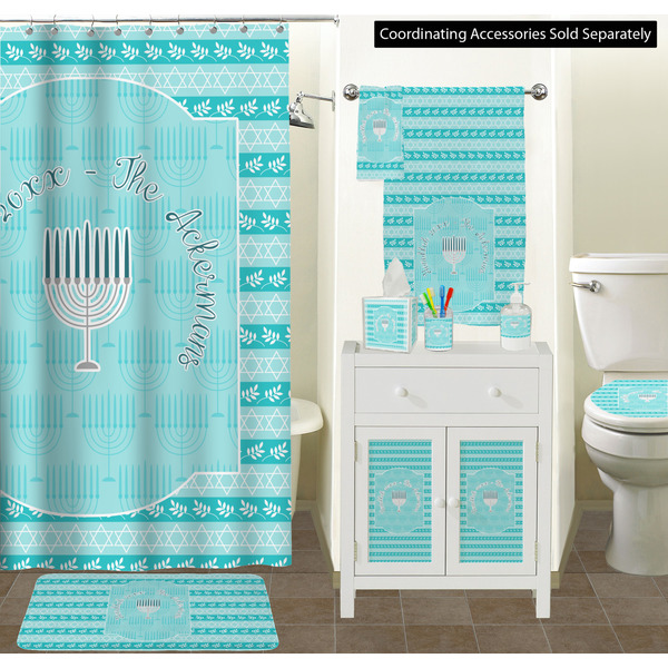 Hanukkah Bathroom Scene